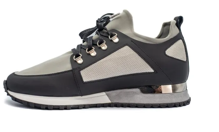 Vinci Leather Sneakers The Emir Grey Leather Sneaker 8211 Men