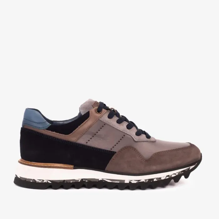 Vinci Leather Sneakers The Hoskova Grey Leather Sneaker 8211 Men