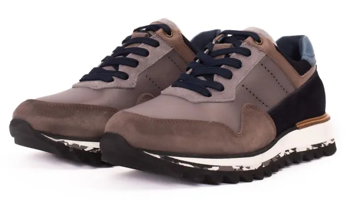 Vinci Leather Sneakers The Hoskova Grey Leather Sneaker 8211 Men