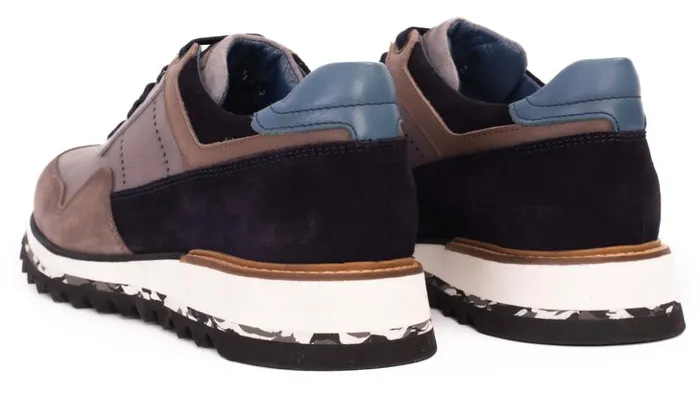 Vinci Leather Sneakers The Hoskova Grey Leather Sneaker 8211 Men