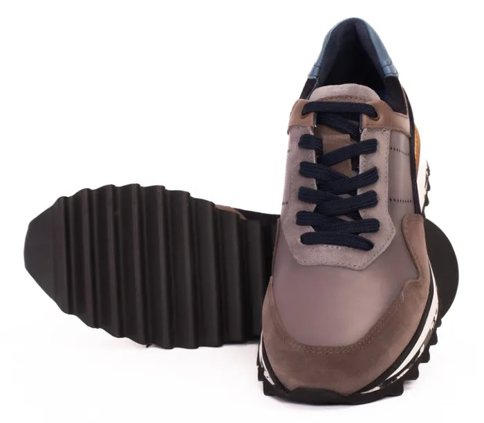 Vinci Leather Sneakers The Hoskova Grey Leather Sneaker 8211 Men