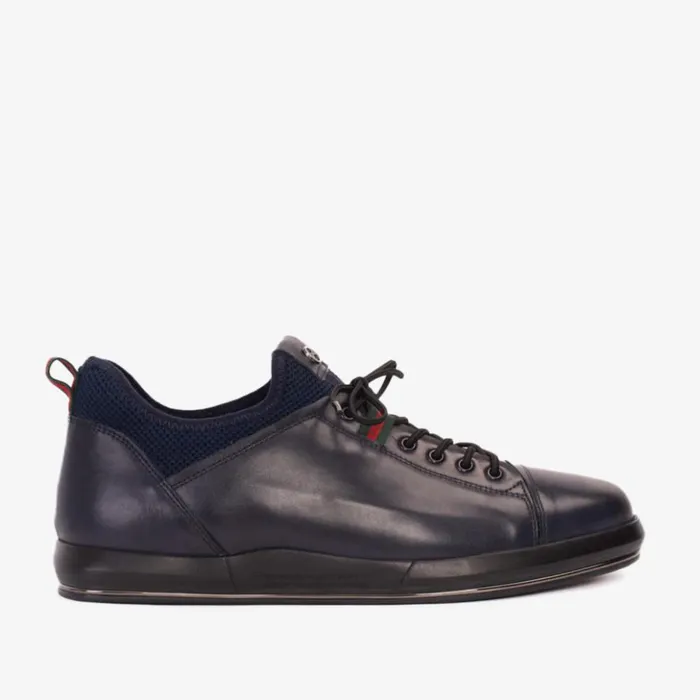 Vinci Leather Sneakers The Hoxton Navy Leather Sneaker 8211 Men