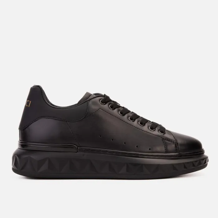 Vinci Leather Sneakers The Linq Black Leather Sneaker 8211 Men