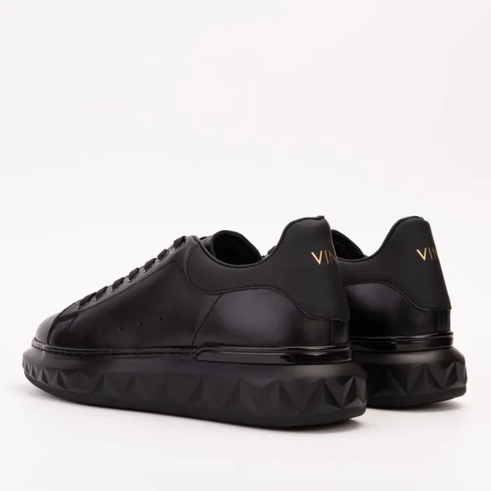 Vinci Leather Sneakers The Linq Black Leather Sneaker 8211 Men
