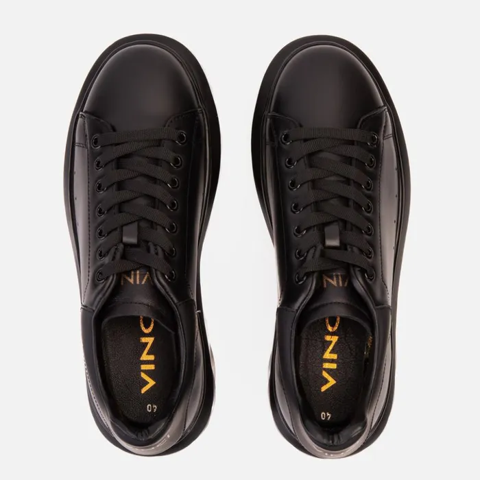 Vinci Leather Sneakers The Linq Black Leather Sneaker 8211 Men