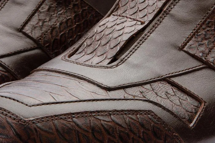 Vinci Leather Sneakers The Mugla Brown Snk Leather Sneaker 8211 Men