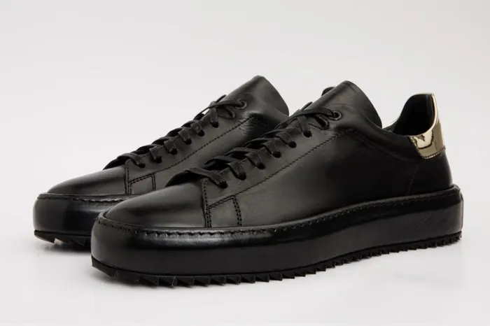 Vinci Leather Sneakers The Noble Black Leather Sneaker 8211 Men