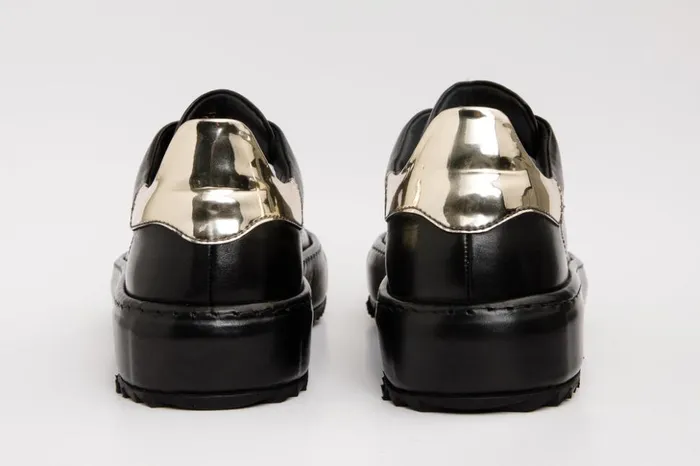 Vinci Leather Sneakers The Noble Black Leather Sneaker 8211 Men