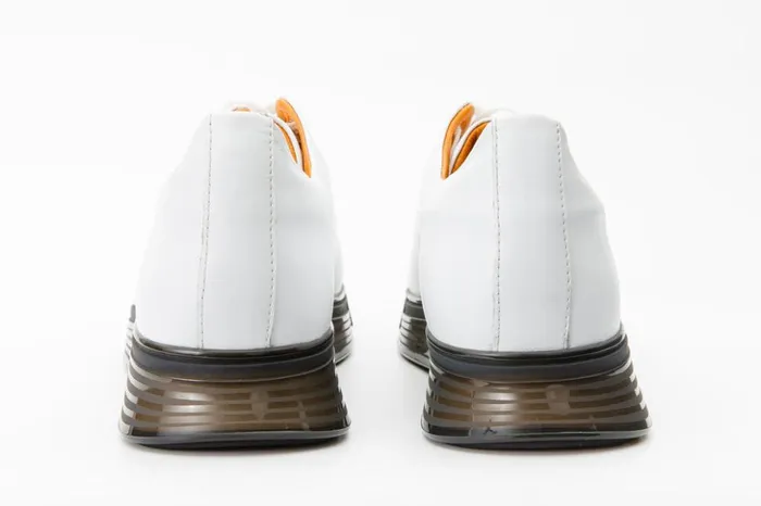 Vinci Leather Sneakers The Peklin White Leather Sneaker 8211 Men