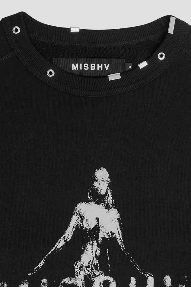 Vintage Crewneck Black WomenMen MISBHV Hoodies and Sweats