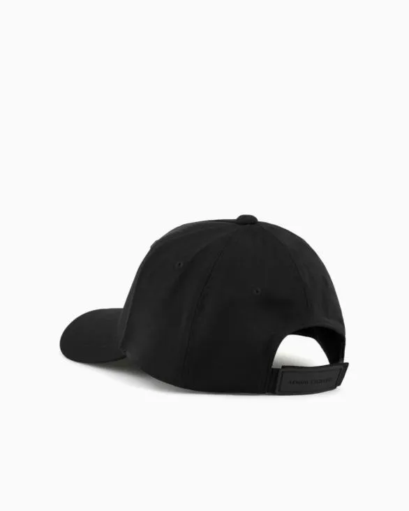Visor Cap With Logo Black Men Armani Hats And Gloves Visor Cap With Logo Black Men Armani Hats And Gloves