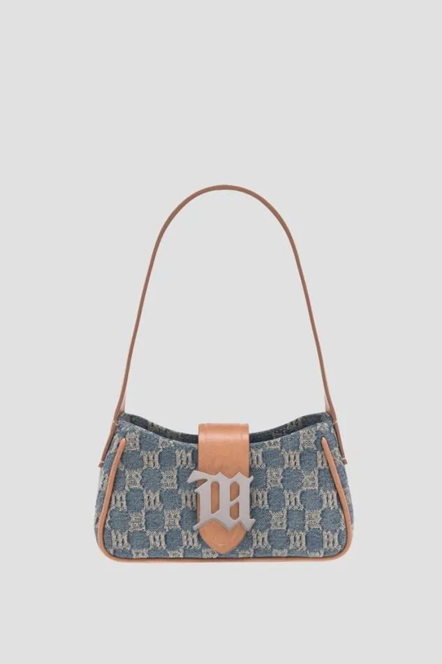 Washed Denim Shoulder Bag Mini Washed Denim Women MISBHV Bags