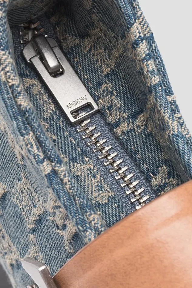 Washed Denim Shoulder Bag Mini Washed Denim Women MISBHV Bags
