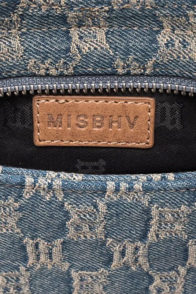 Washed Denim Shoulder Bag Mini Washed Denim Women MISBHV Bags