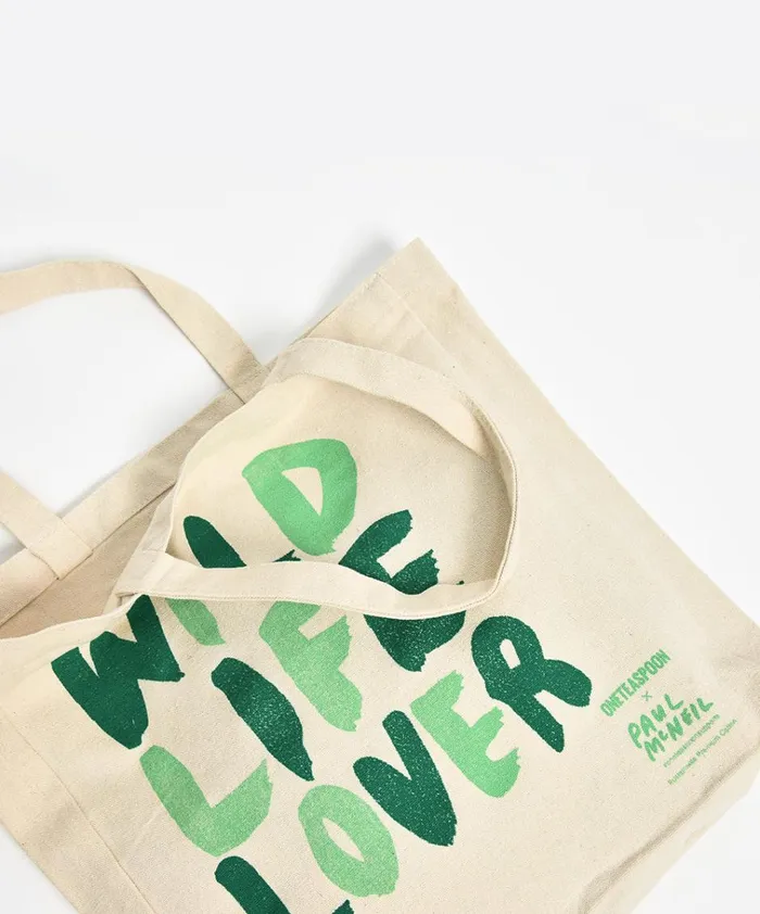 WILDLIFE LOVER PREMIUM CANVAS TOTE Women One Teaspoon Bags WILDLIFE LOVER PREMIUM CANVAS TOTE Women One Teaspoon Bags