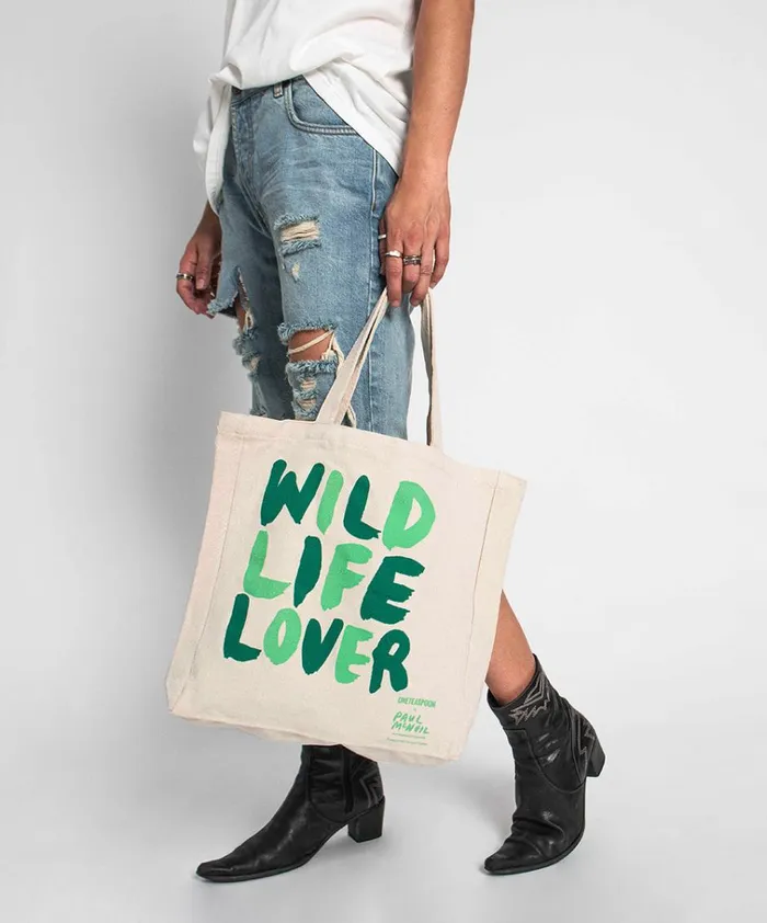 WILDLIFE LOVER PREMIUM CANVAS TOTE Women One Teaspoon Bags WILDLIFE LOVER PREMIUM CANVAS TOTE Women One Teaspoon Bags