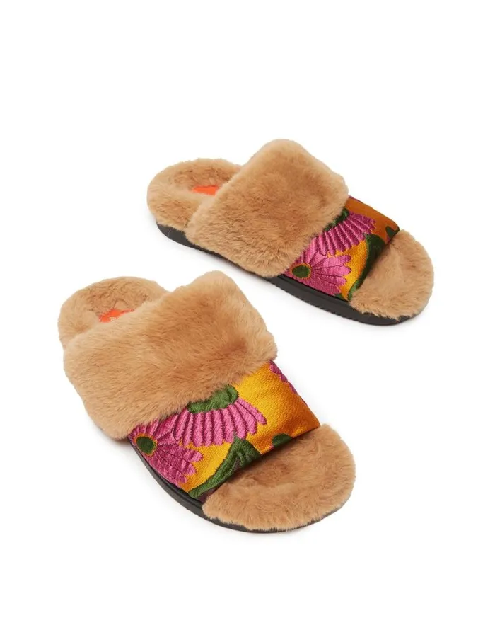 Winter Slides Orange Gerber Women La Double J Shoes Winter Slides Orange Gerber Women La Double J Shoes