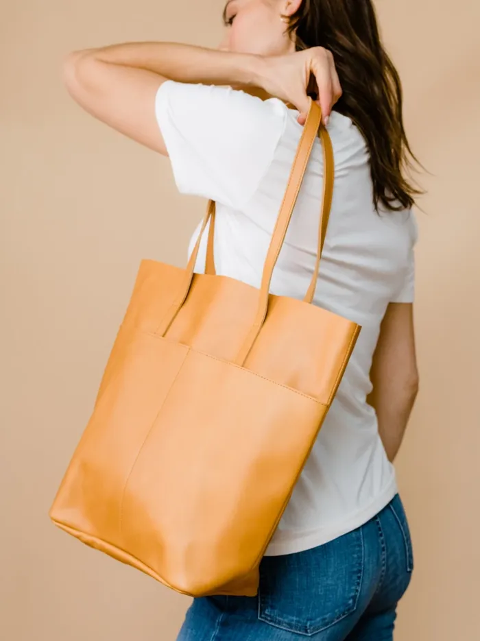 Women Able Selam Tote Cognac Totes and Shoulder Bags