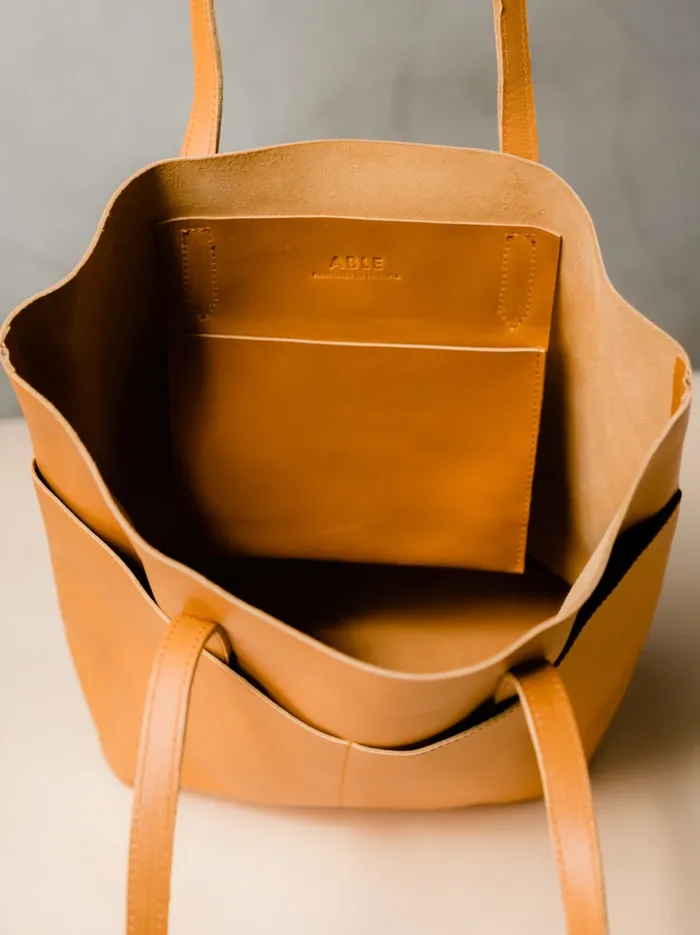 Women Able Selam Tote Cognac Totes and Shoulder Bags