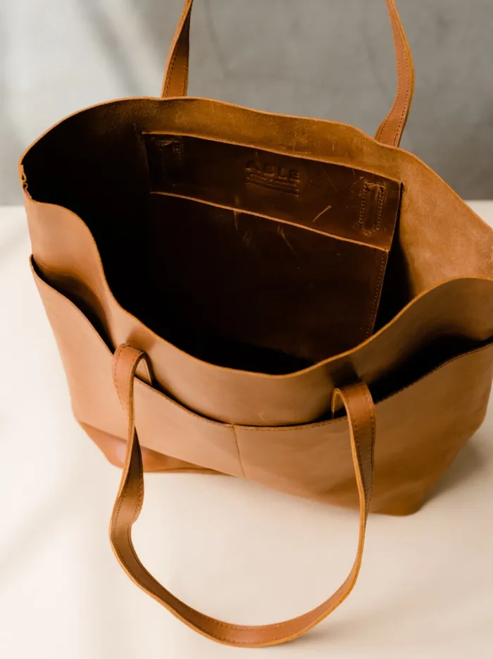 Women Able Selam Tote Cognac Totes and Shoulder Bags