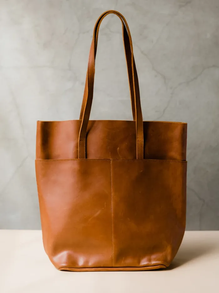 Women Able Selam Tote Cognac Totes and Shoulder Bags