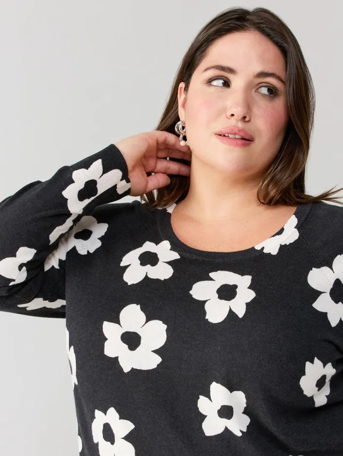 Women All Day Long Sweater Flower Pop Inclusive Collection Sanctuary Clothing Inclusive Women All Day Long Sweater Flower Pop Inclusive Collection Sanctuary Clothing Inclusive