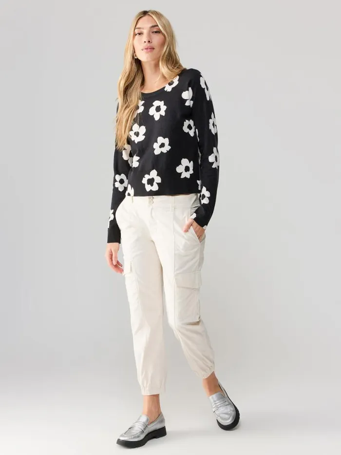 Women All Day Long Sweater Flower Pop Sanctuary Clothing Sweaters and Cardis