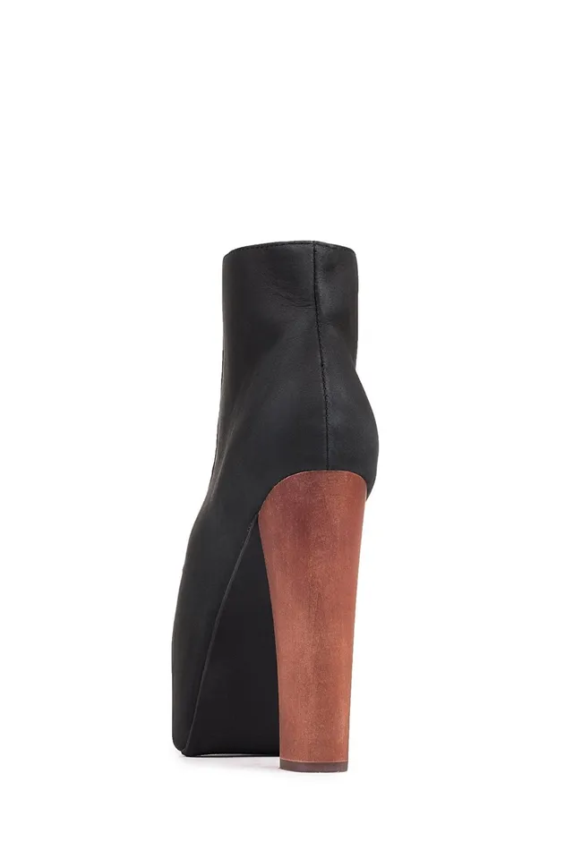Women Ankle To Mid Jeffrey Campbell LITA Black Distressed