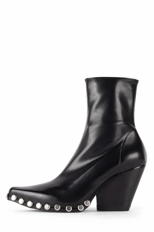 Women Ankle To Mid Jeffrey Campbell WALTONST Black Silver
