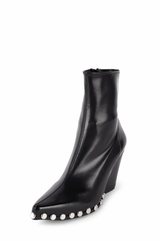 Women Ankle To Mid Jeffrey Campbell WALTONST Black Silver
