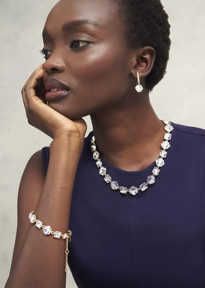 Women Aria Earring Gold Hobbs Jewellery