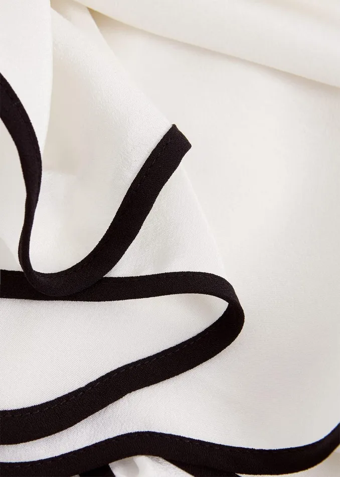 Women Arwen Silk Dress Cream Black Hobbs Dresses and Jumpsuits
