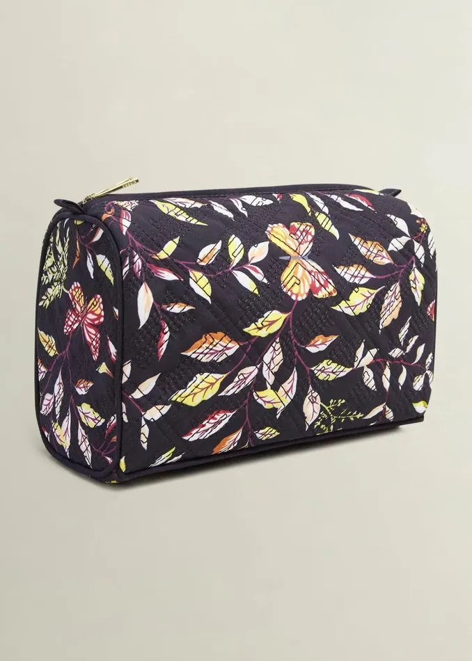 Women Aurelia Wash Bag Navy Multi Hobbs Bags