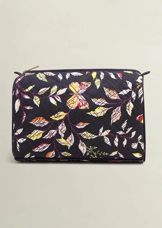 Women Aurelia Wash Bag Navy Multi Hobbs Bags