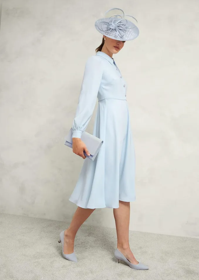 Women Ayla Dress Pale Blue Hobbs Dresses and Jumpsuits