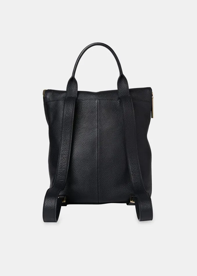 Women Backpacks Whistles Black Farrow Pocket Detail Backpack