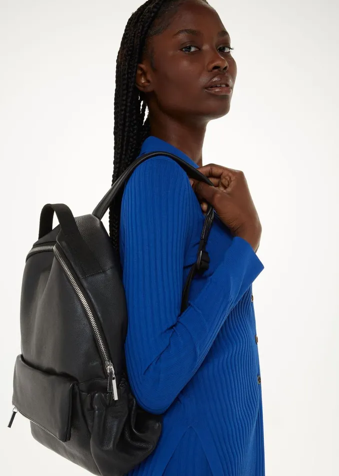 Women Backpacks Whistles Black Reya Backpack
