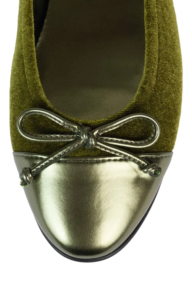 Women Ballet Flats Jeffrey Campbell ARABESQUE Red Suede Combo