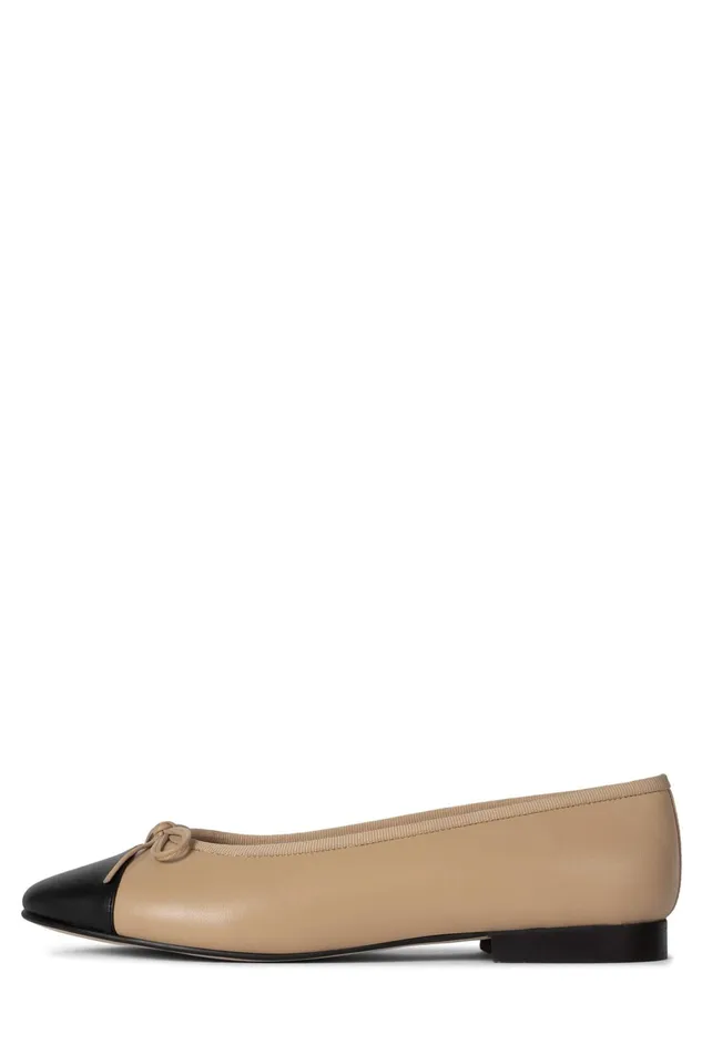 Women Ballet Flats Jeffrey Campbell ARABESQUE Red Suede Combo