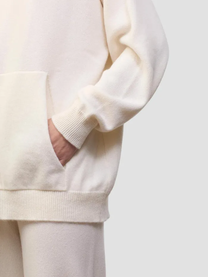 Women Begg X Co Loungewear Rockcliffe Cashmere Hoodie Frost