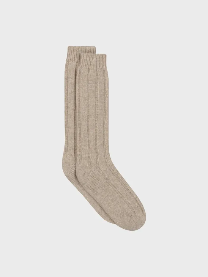 Women Begg X Co Loungewear Snug Sock 3 Pack Denim Feather Grey Natural