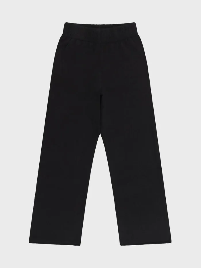 Women Begg X Co Loungewear Vacation Cashmere Pants Black