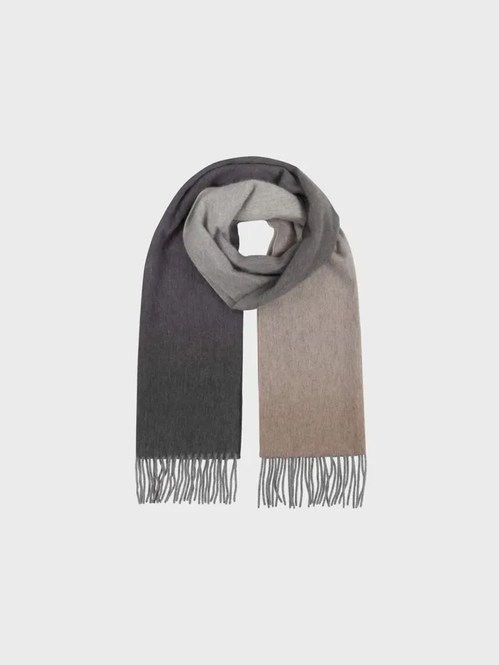 Women Begg X Co Nuance Scarf Nuance Ombre Cashmere Scarf Marbled Midnight