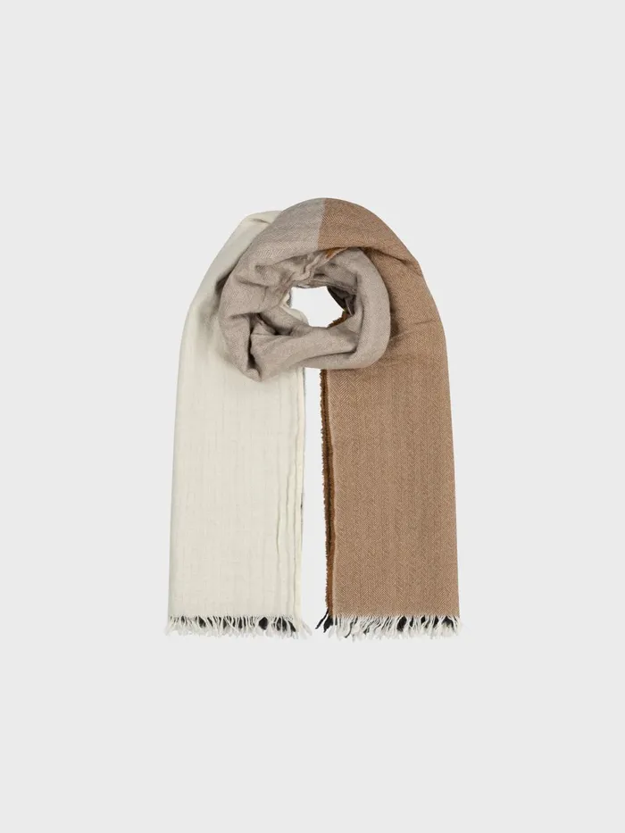 Women Begg X Co Scarves Islay Meribel Cashmere Stole Natural White