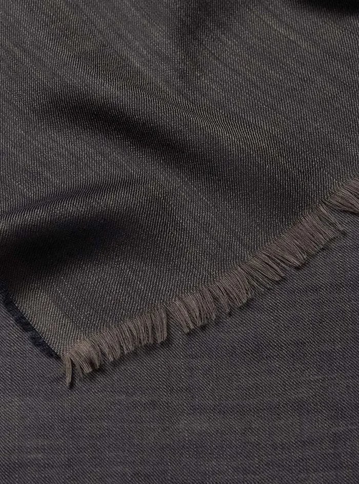 Women Begg X Co Scarves Wispy Solid Superfine Cashmere Scarf Carbon