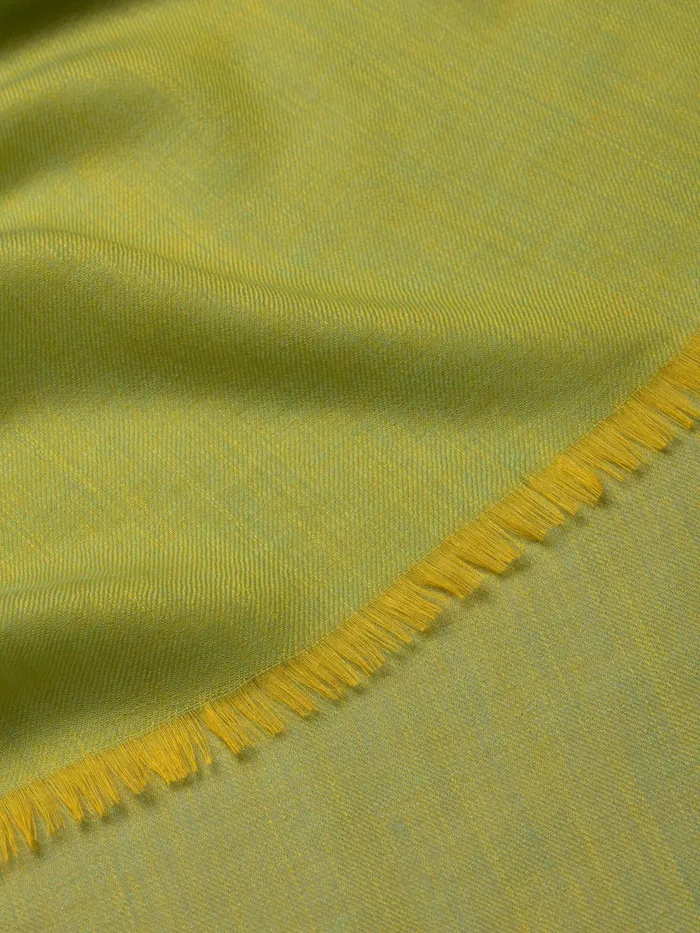 Women Begg X Co Scarves Wispy Solid Superfine Cashmere Scarf Lime Flower