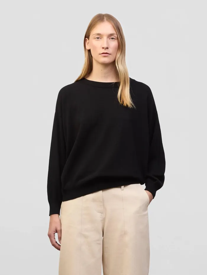 Women Begg X Co Sweaters Jade Cashmere Sweater Black