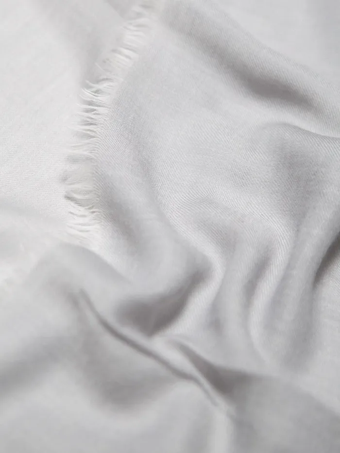 Women Begg X Co Wispy Scarf Wispy Solid Superfine Cashmere Scarf Dove Grey