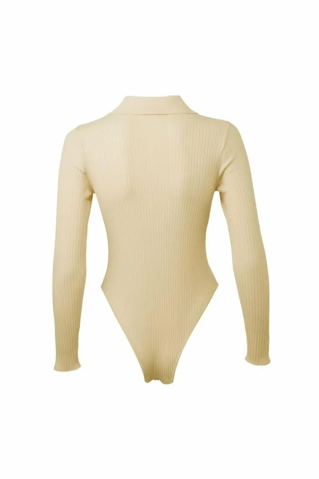 Women Bodysuits DODO BAR OR Monie Bodysuit Light Yellow