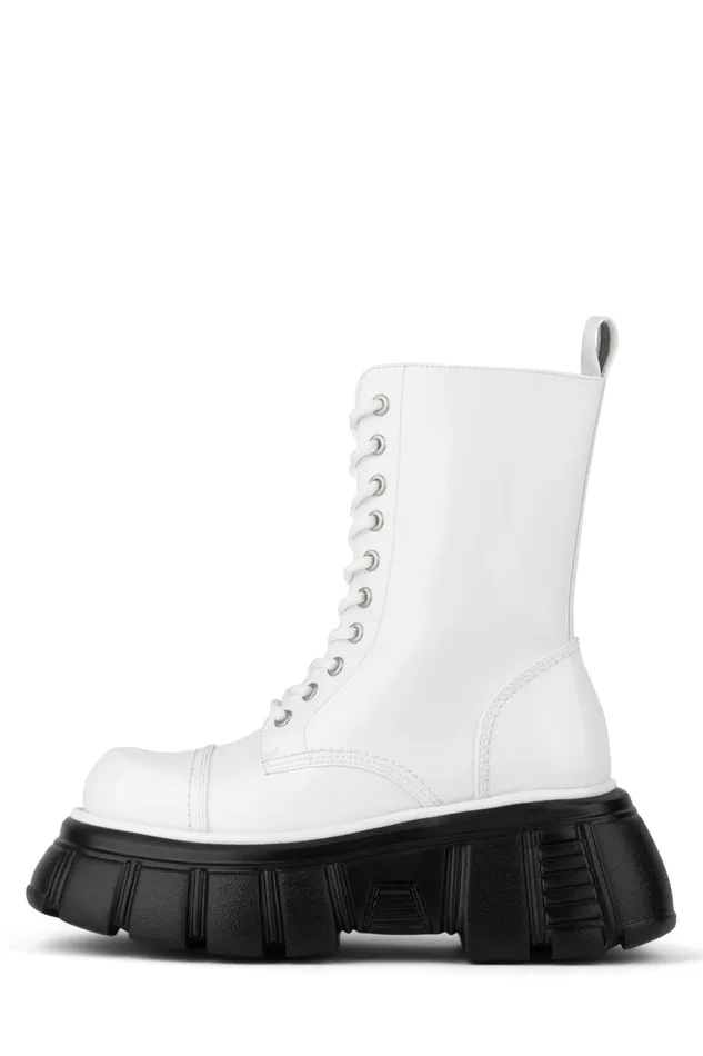 Women Boot Jeffrey Campbell STOMP White Box